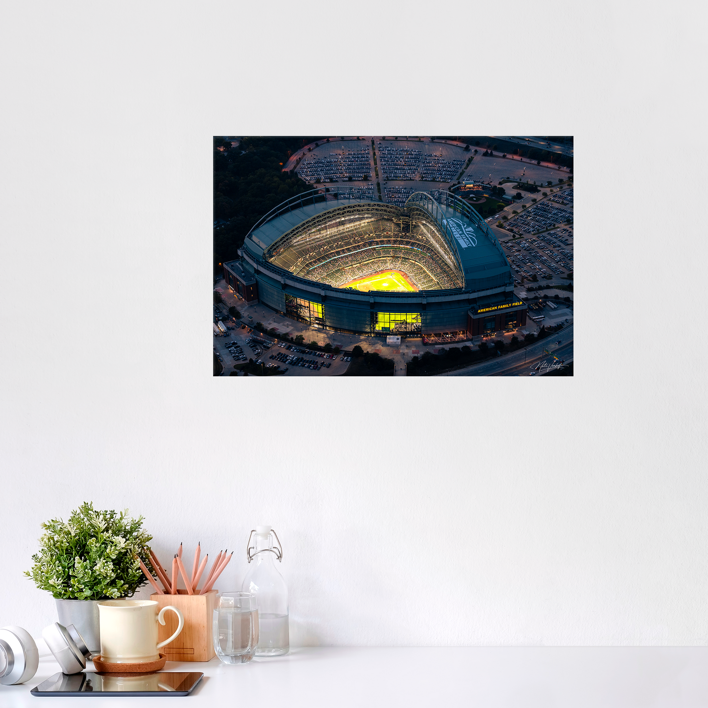 MyFlightTours x American Family Field Close Up Fine Art Print 2024