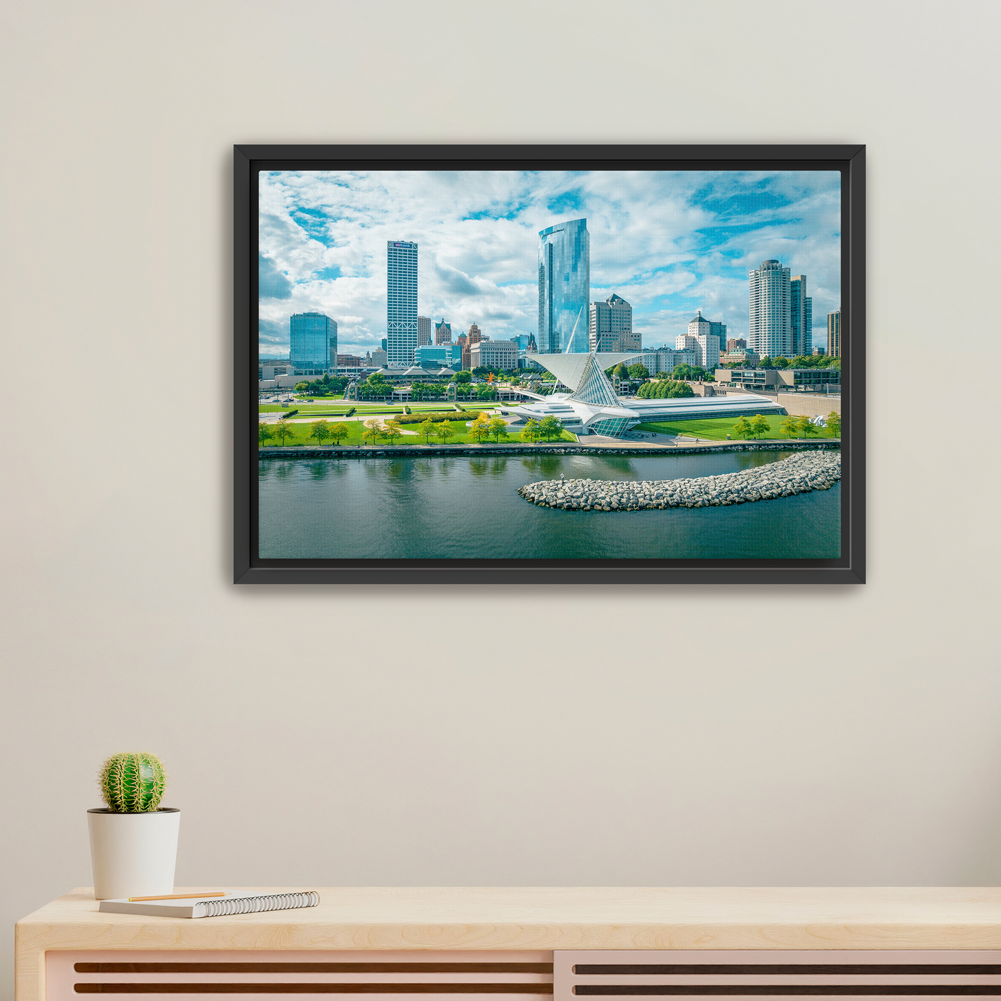 Milwaukee Skyline Canvas