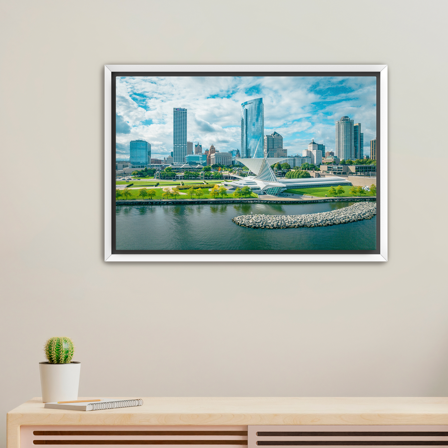 Milwaukee Skyline Canvas