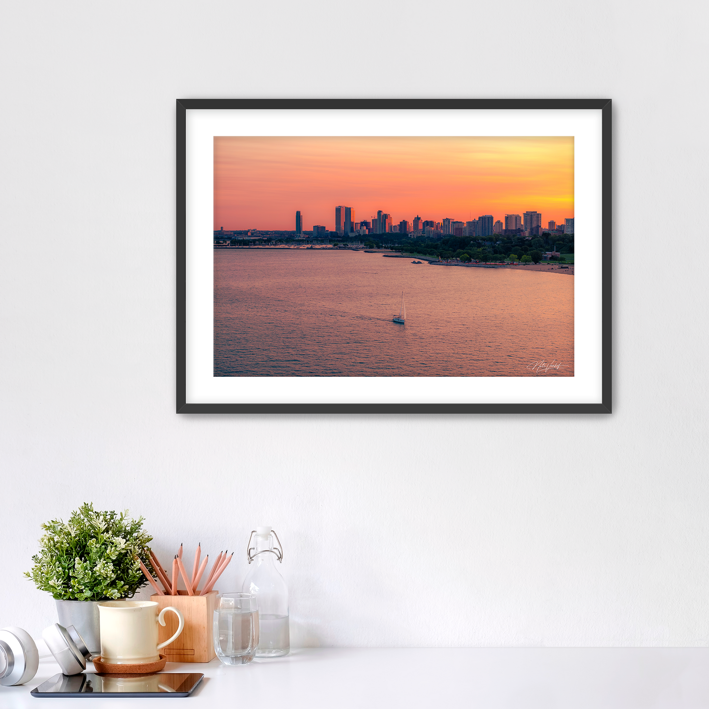 Lake Michigan x Milwaukee Skyline 2024 Fine Art Print