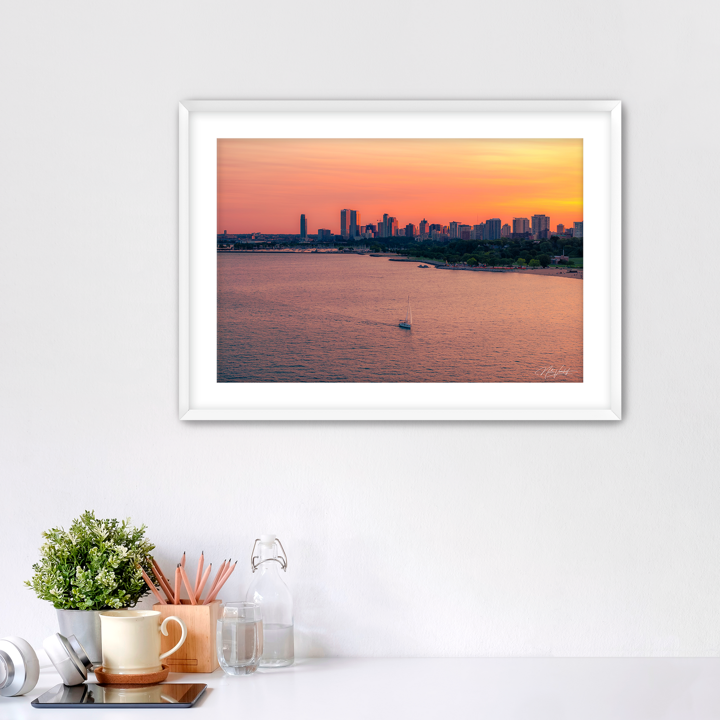 Lake Michigan x Milwaukee Skyline 2024 Fine Art Print