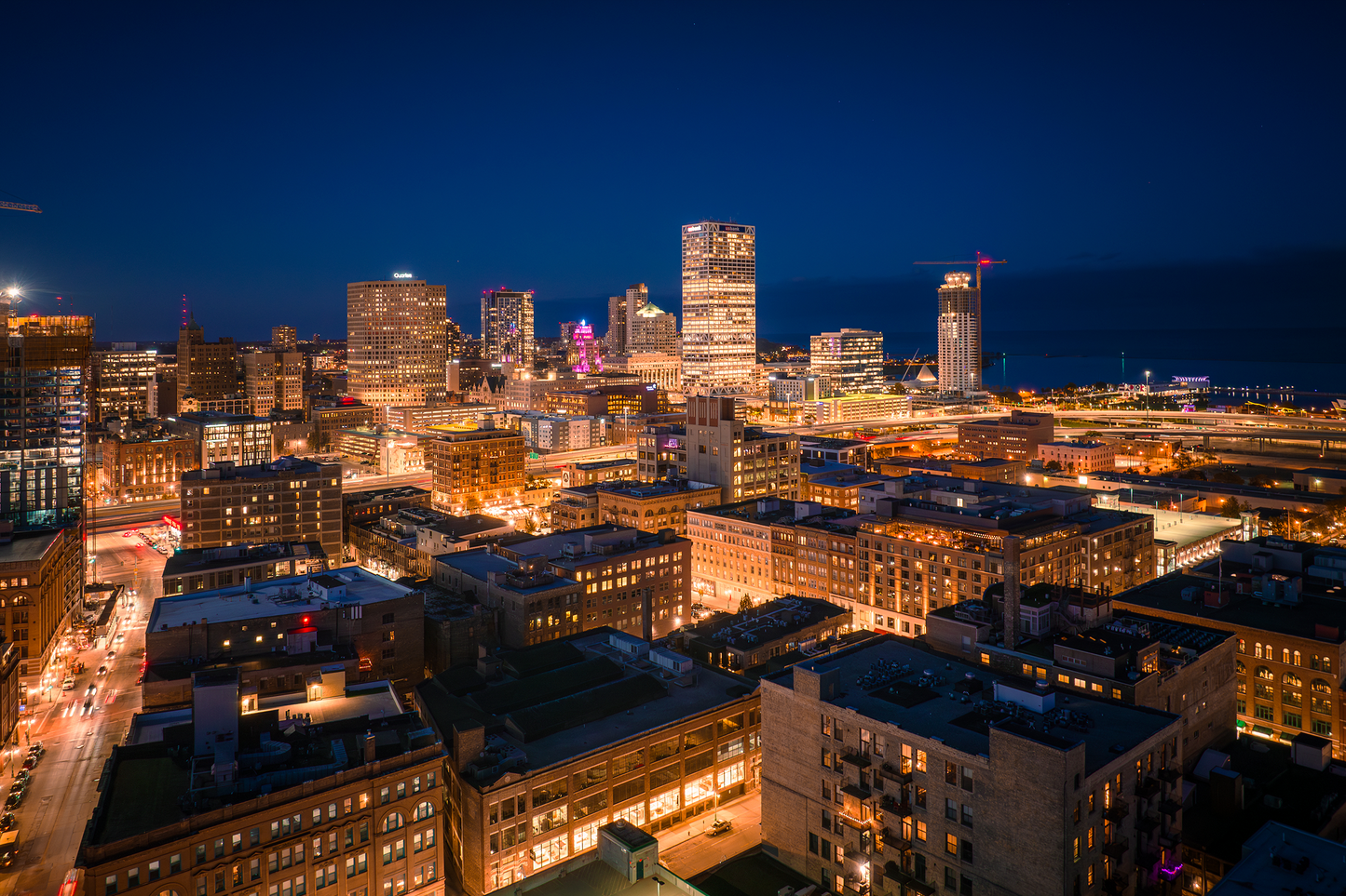 Glowing Milwaukee Fine Art Print