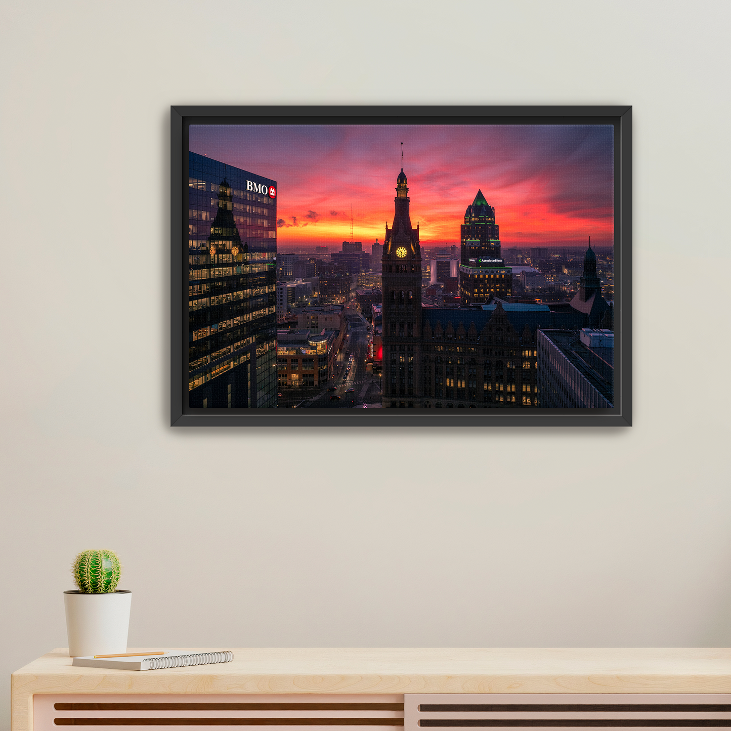 City Hall Sunset Colors