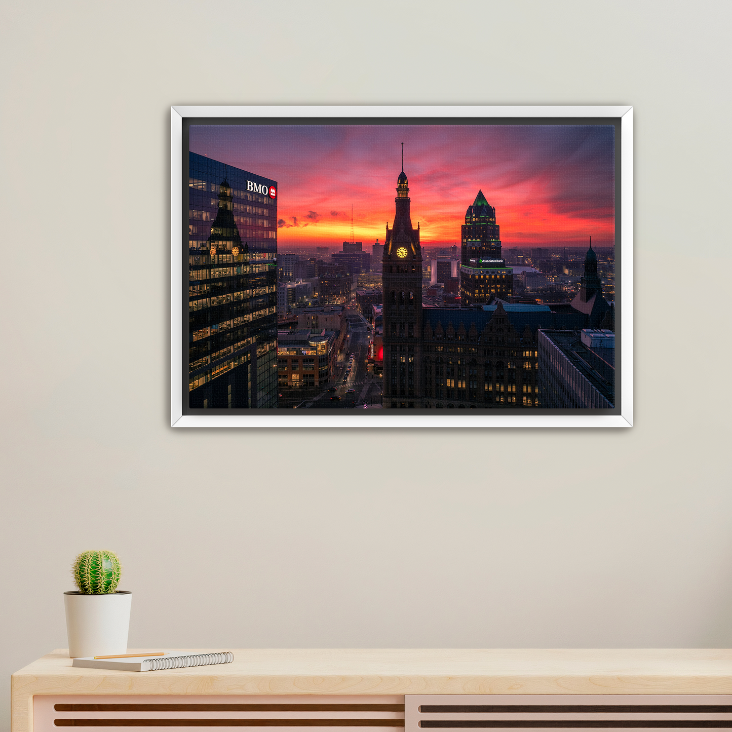 City Hall Sunset Colors