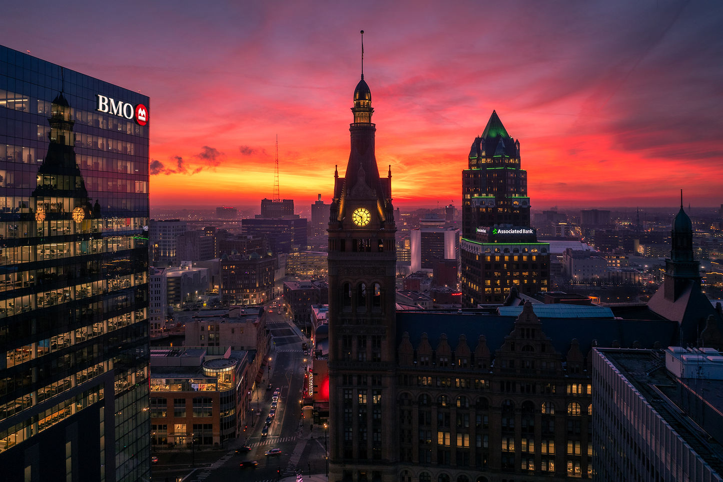 City Hall Sunset Colors