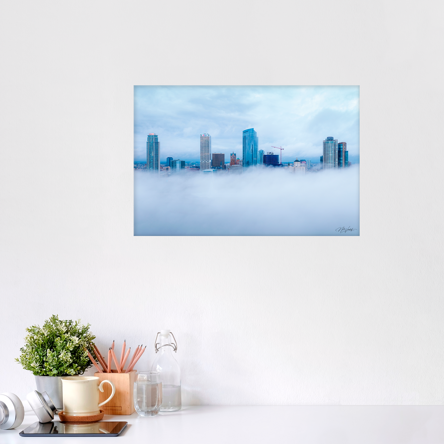 Milwaukee Fog 2024 Fine Art Print