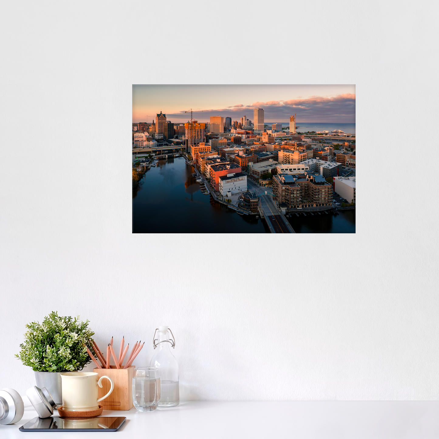 Fall Golden Hour Third Ward Fine Art Print