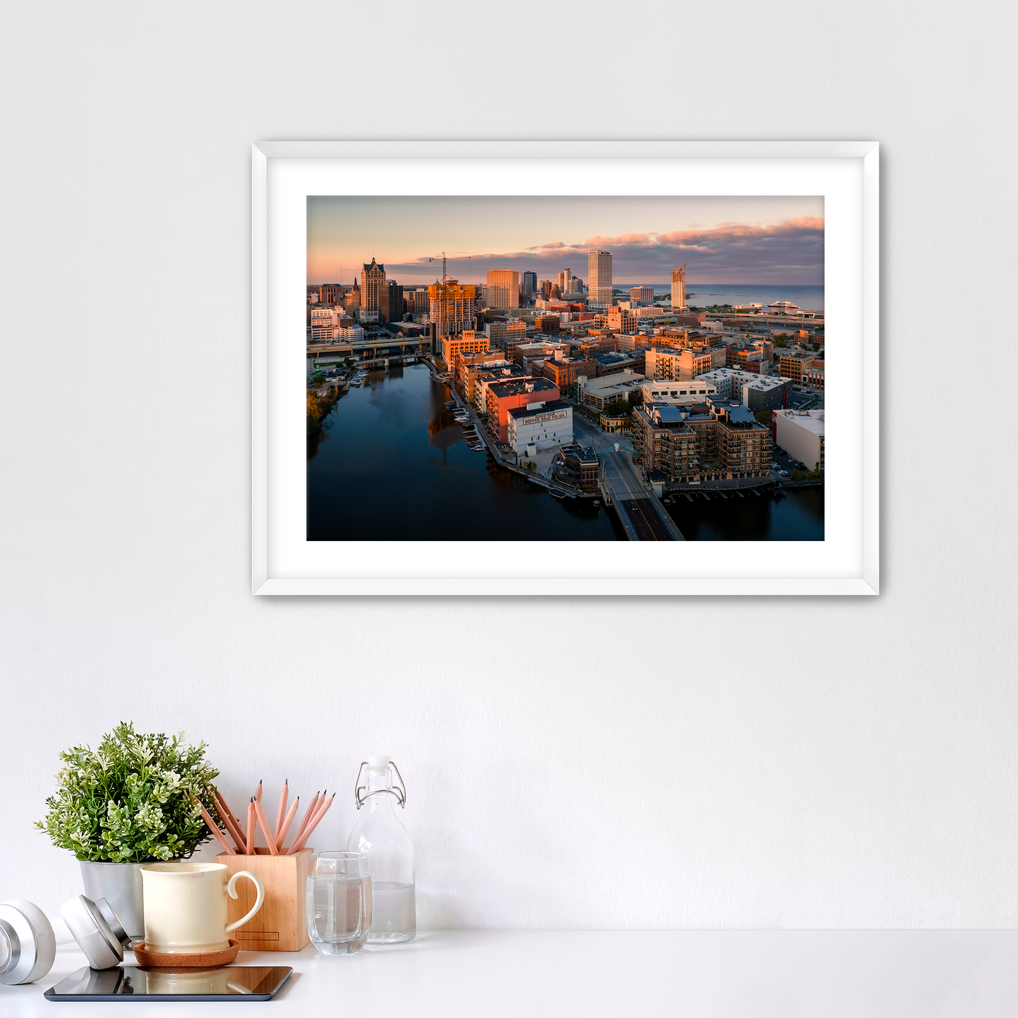 Fall Golden Hour Third Ward Fine Art Print
