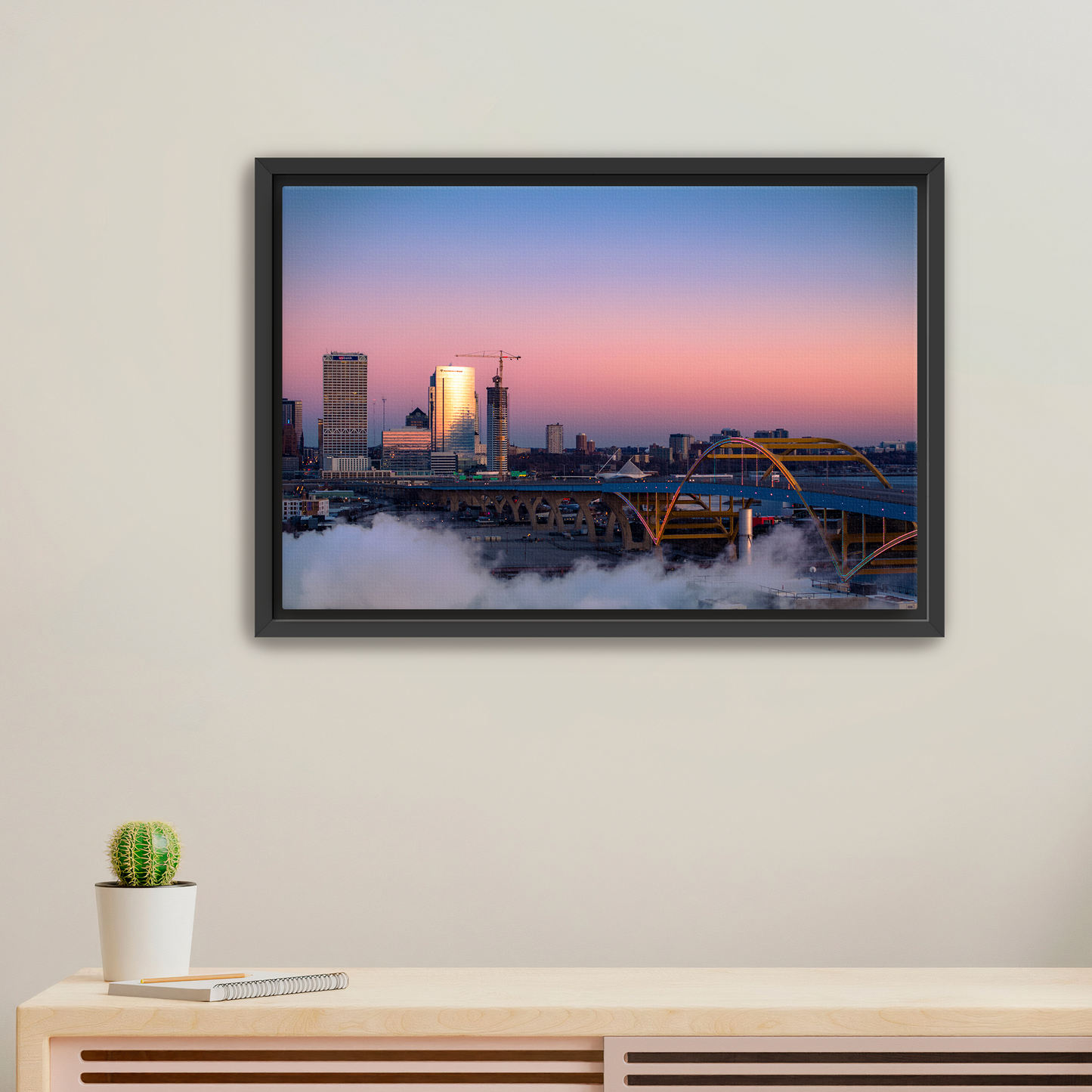Sunrise at the Hoan Canvas