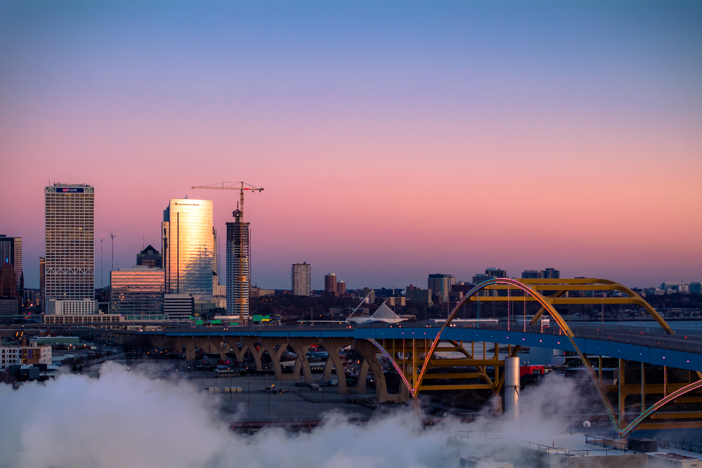 Sunrise at the Hoan Canvas