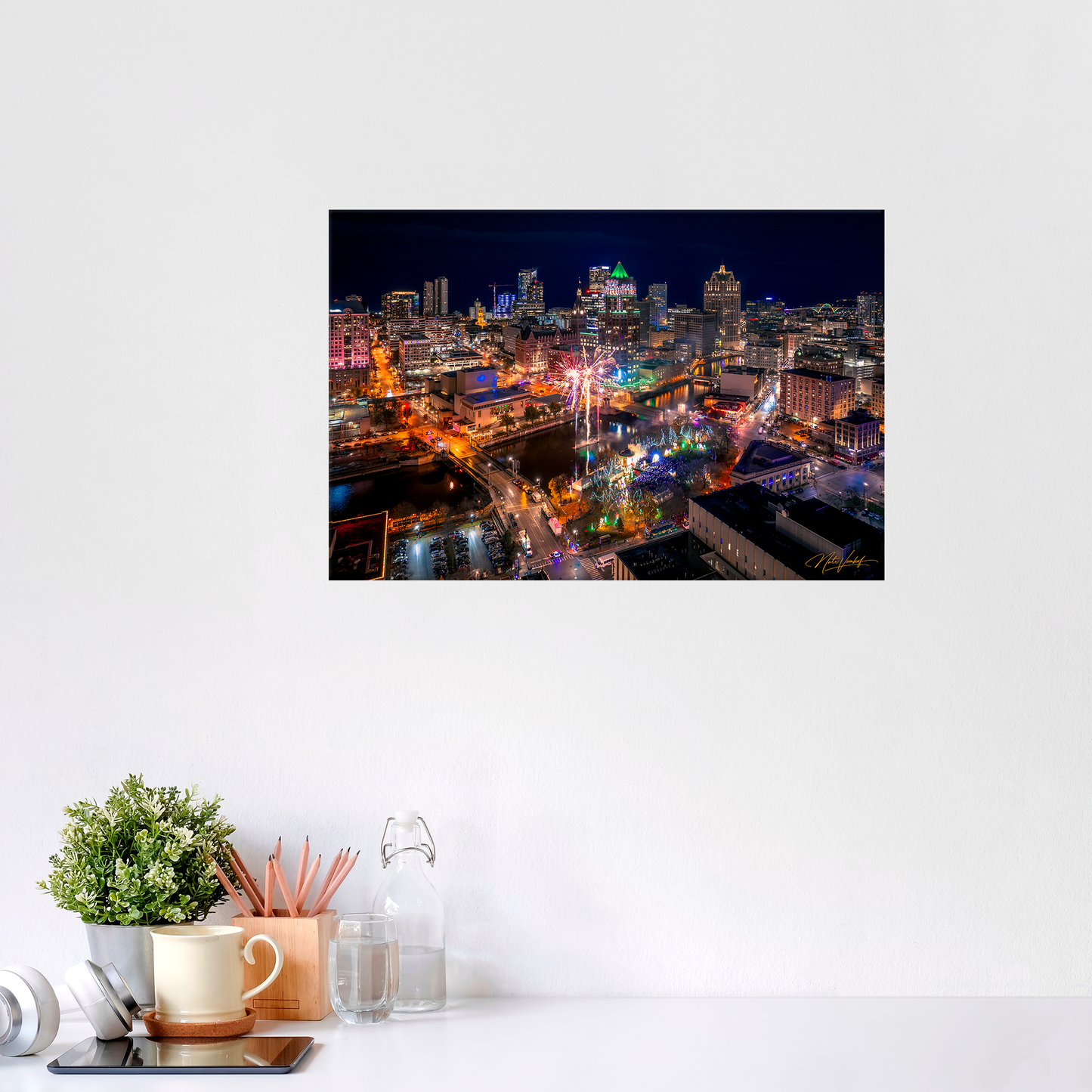 Holiday Lights Extravaganza 2024 Fine Art Print