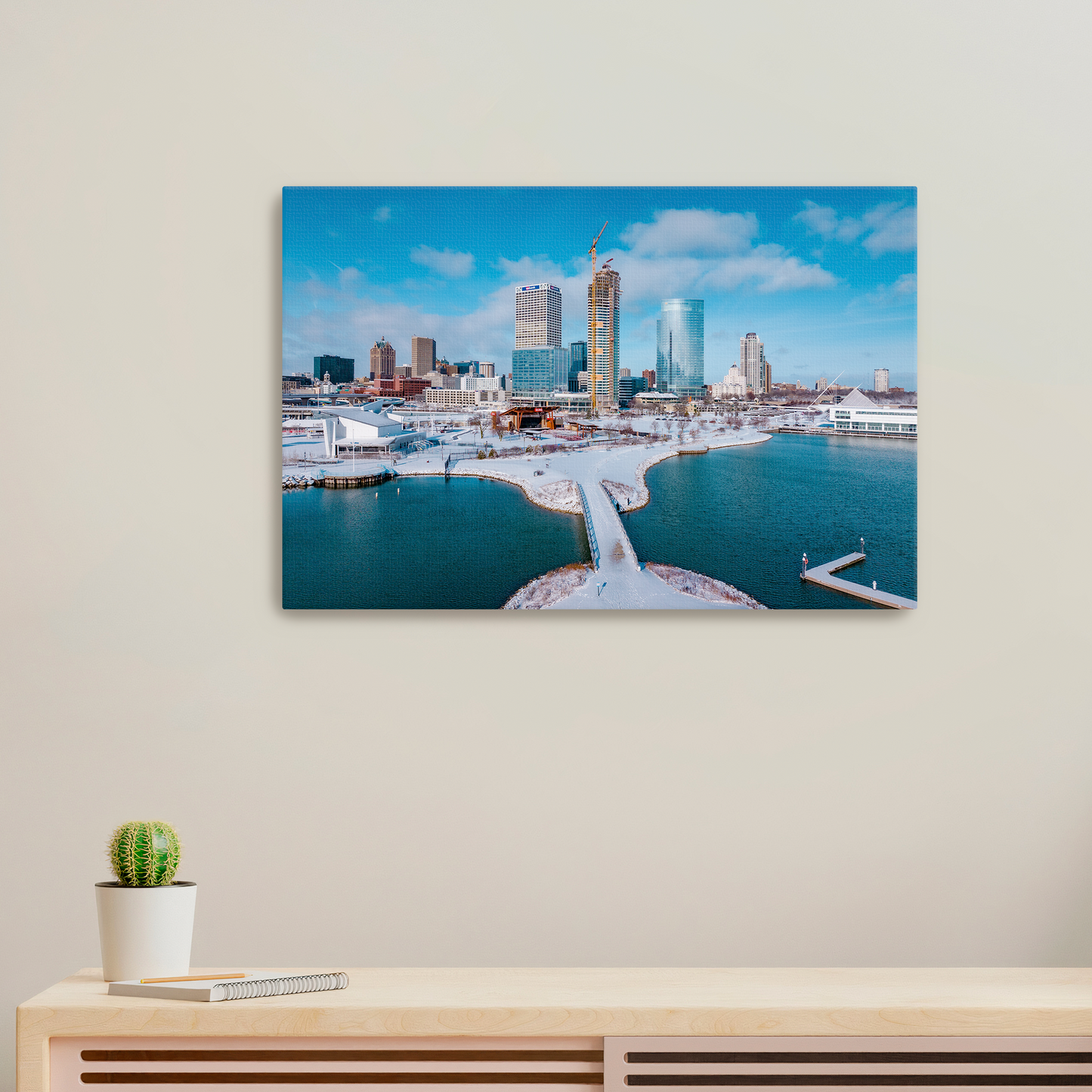 Milwaukee Winter Canvas