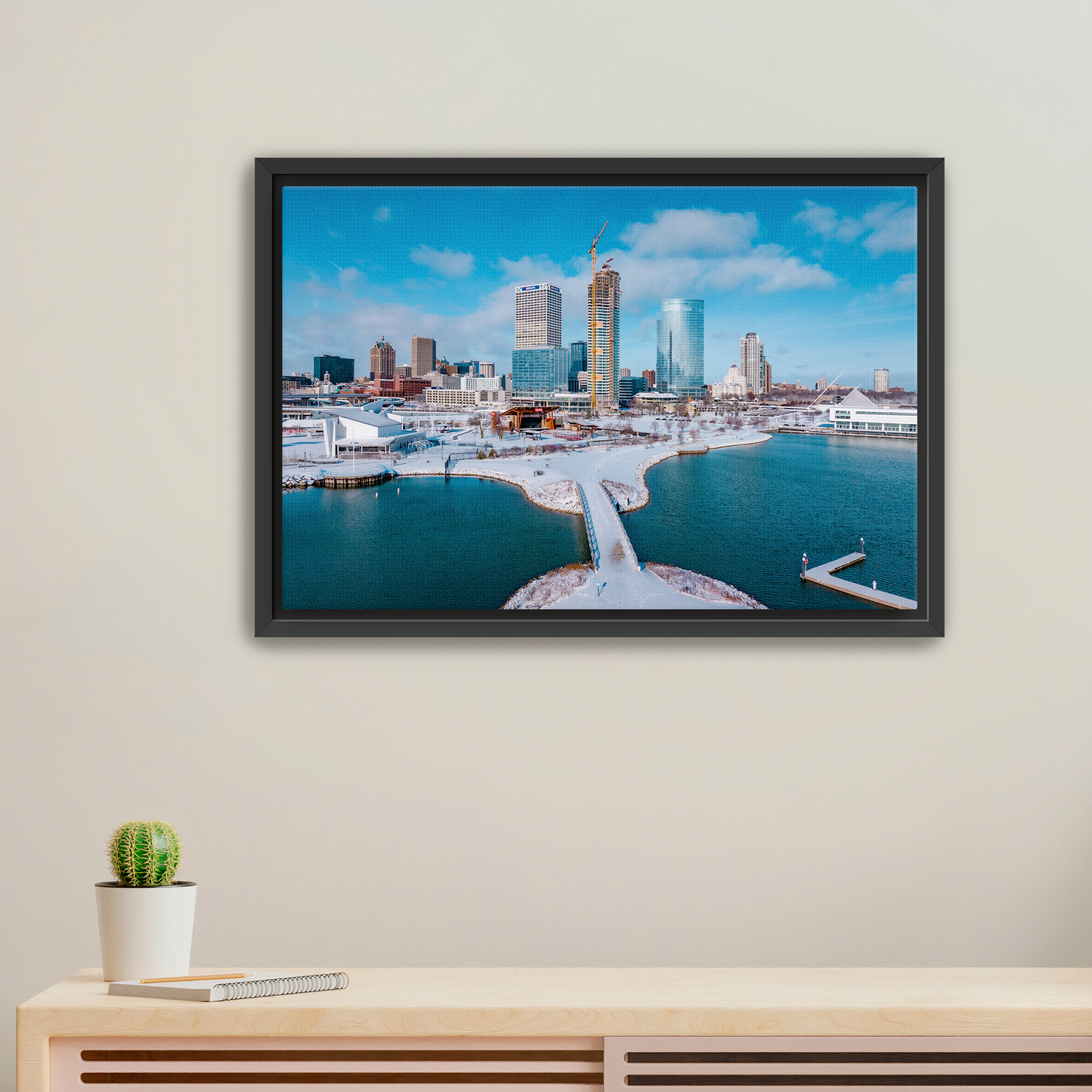 Milwaukee Winter Canvas