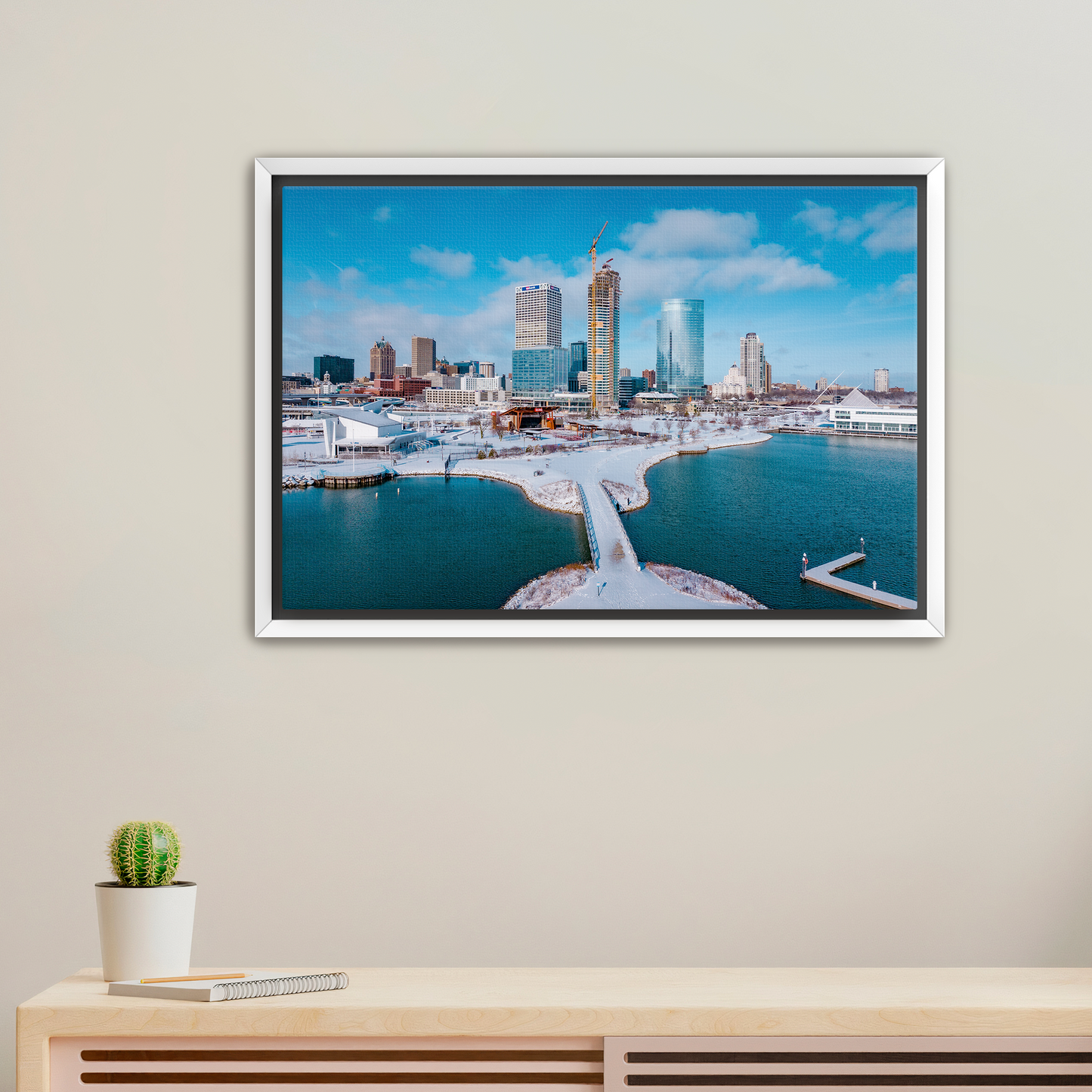 Milwaukee Winter Canvas