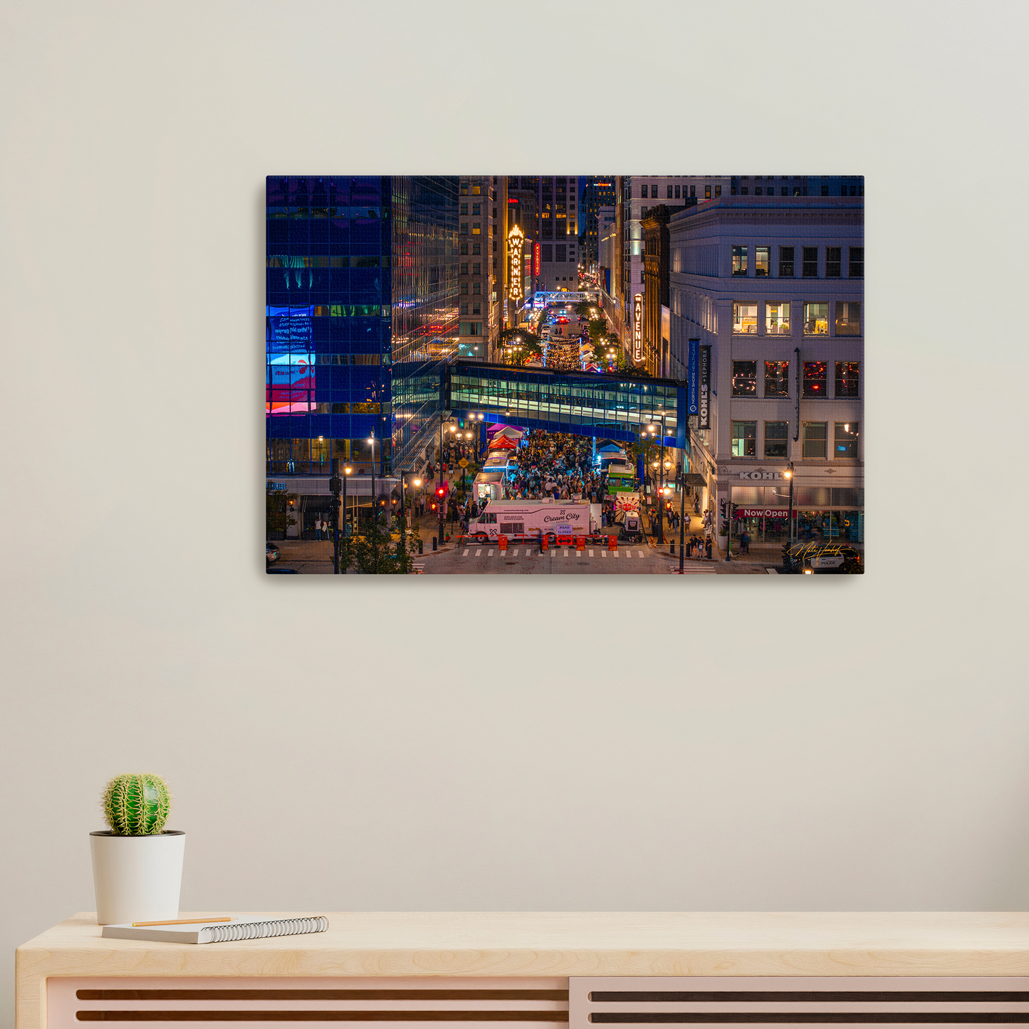 Milwaukee Night Market Canvas