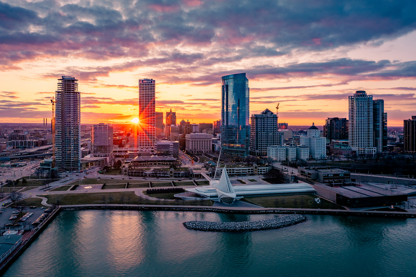 2024 March Skyline Sunset Canvas