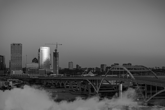 Hoan at Sunrise Black and White Fine Art Print