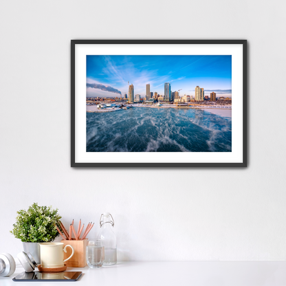 Milwaukee Skyline Sea Smoke Fine Art Print